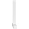 Ekena Millwork Portland Architectural Grade PVC Gable Bracket, 96"W x 56"H x 6"D x 6"F, 14/12 Pitch GBP096X56X0606POR00 - alternate 4